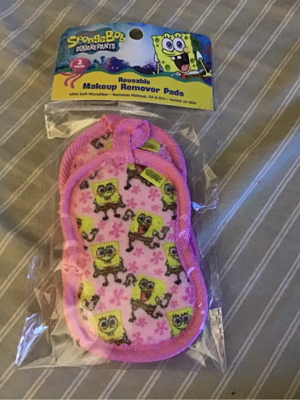 SpongeBob SquarePants Pink Exfoliating Gloves + Accessories